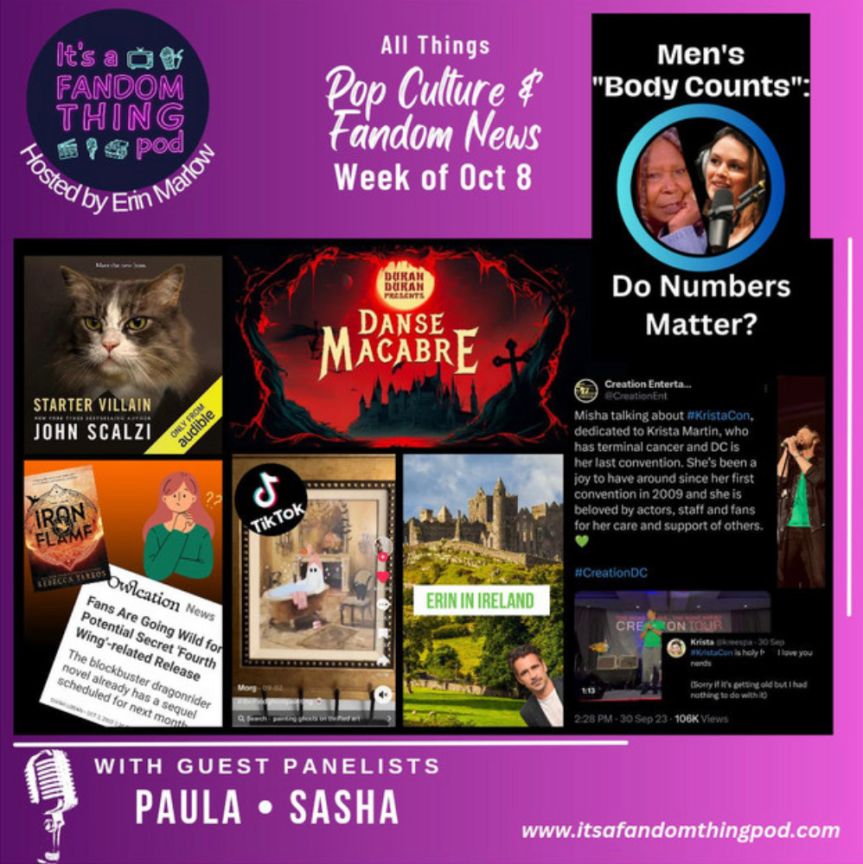 Pop Culture & Fandom News, October 8,&nbsp;2023