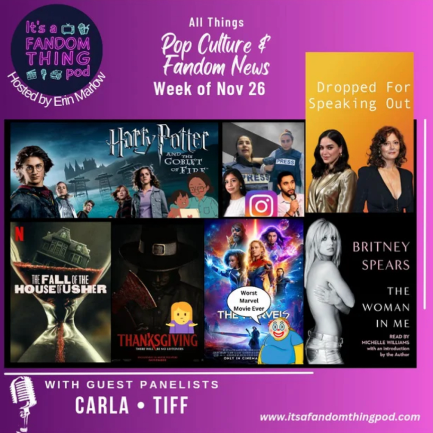 Pop Culture & Fandom News, November 26,&nbsp;2023