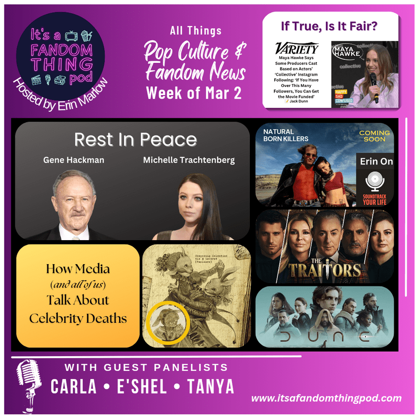 Pop Culture & Fandom News, March 2,&nbsp;2025